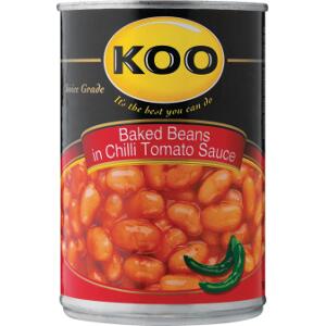 Koo Baked Beans in Chilli Sauce 420g