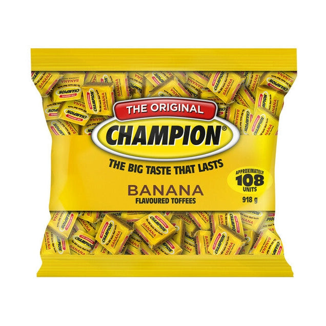 Champion Toffee Bulk Bag - Banana 918g