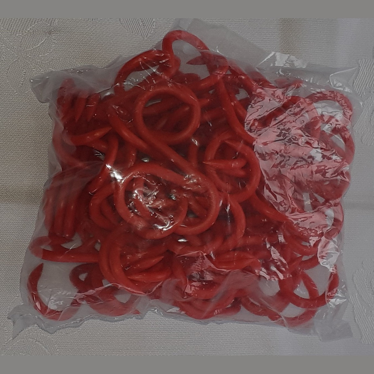 Biltong Hooks Plastic 100's - Red