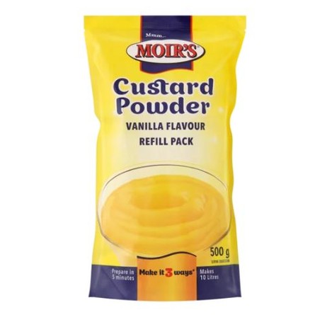 Moirs Custard Powder 500g REFILL