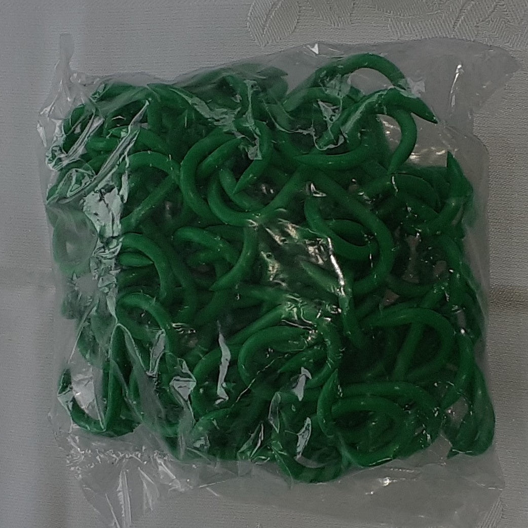 Biltong Hooks Plastic 100's - Green