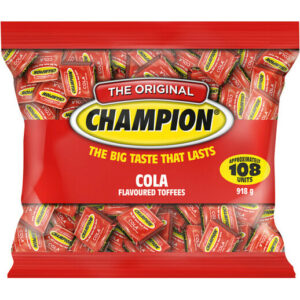 Champion Toffee Bulk Bag - Cola 918g