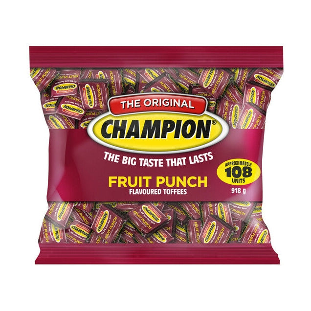 Champion Toffee Bulk Bag - Fruit Punch 918g