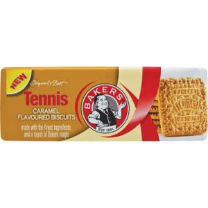 Bakers Tennis Biscuits - Caramel 200g