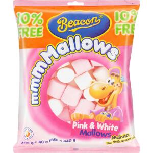 Beacon Mmmmallows - Pink & White 400g