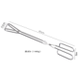 Stainless Steel Braai Tong - Style B - 300mm