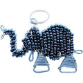 Earth Africa Beaded Keyring - Elephant