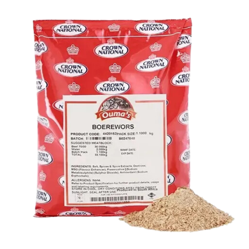 Crown National Ouma's Boerewors 1.1kg