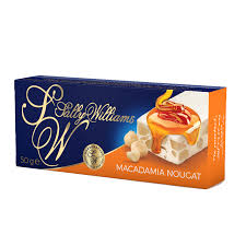 Sally Williams Nougat - Macadamia 50g Bar