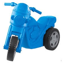 Big Jim Plastic Motorbike - Fun Blue