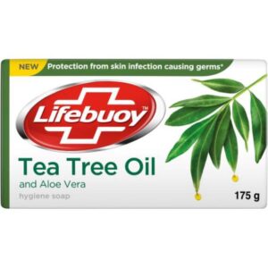 Lifebuoy Bar - Tea Tree & Aloe Vera 175g (also Green)