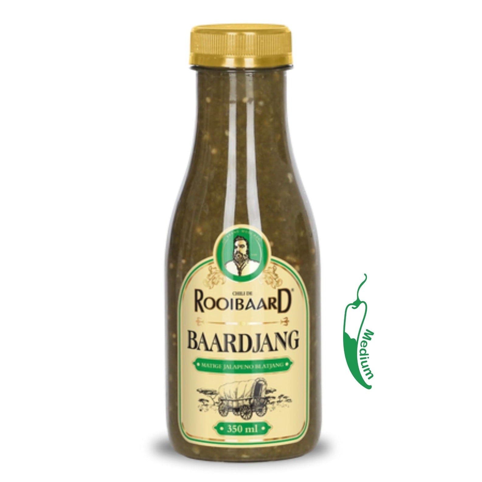 Rooibaard Sauce Baardjang Green 350ml