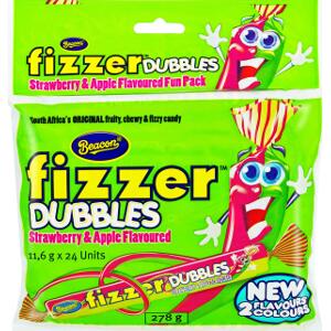 Fizzers - Dubbles Strawberry/Apple 24's