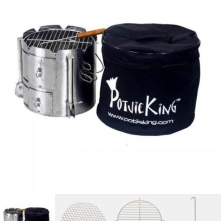 Potjie King Portable Outdoor Cooking Solution w/ Carry Bag