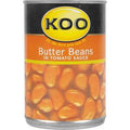 Butterbeans in Tomato Sauce Koo 410g
