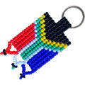 Earth Africa Beaded Keyring - SA Flag 2