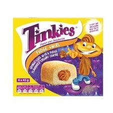 Tinkies - Fudge Swirl 45g Bar (6pack)