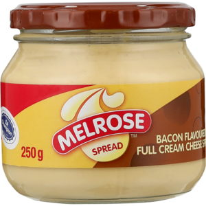 Melrose Cheese Spread - Bacon 250g Jar