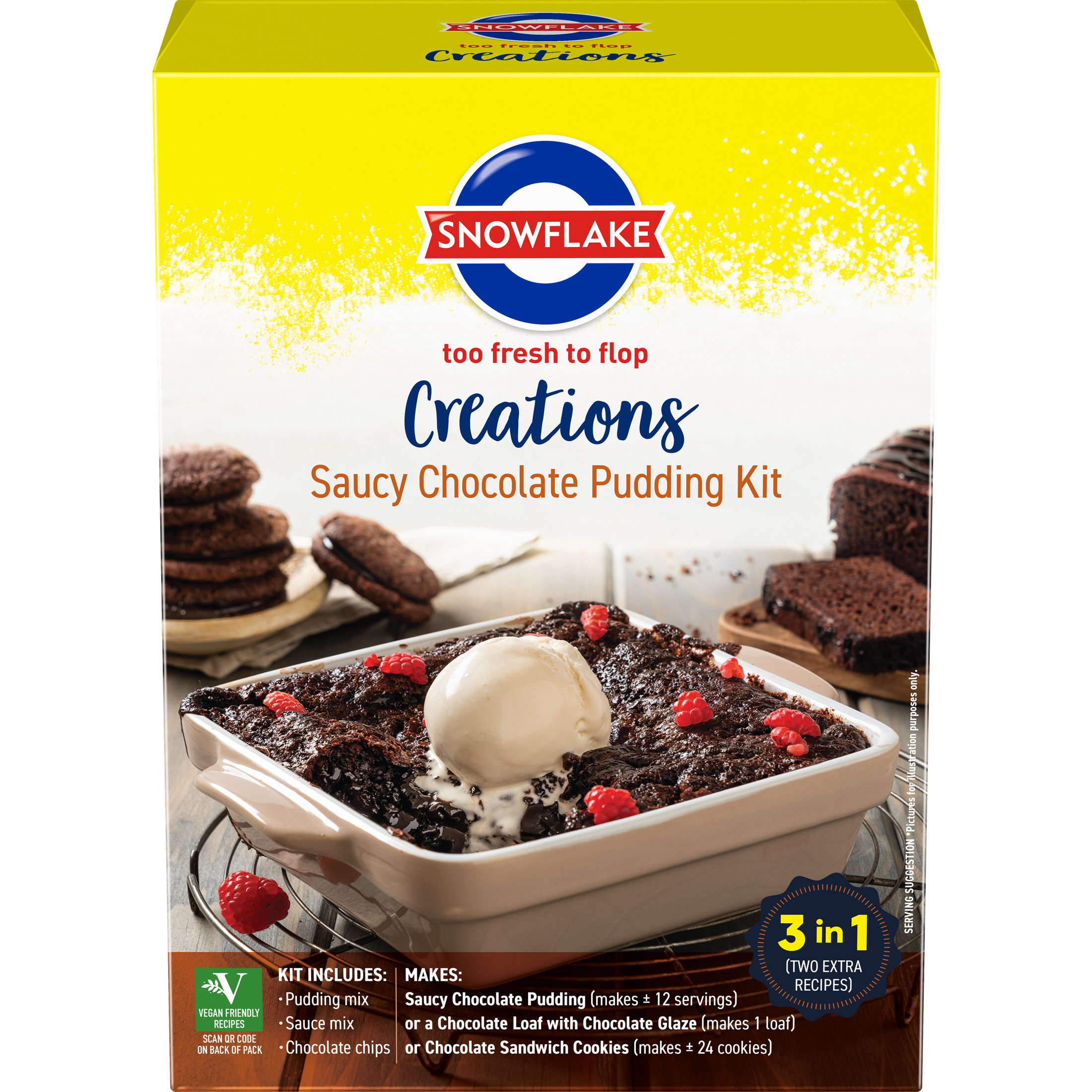 Snowflake Creations - Saucy Chocolate Pudding 400g