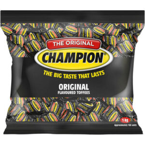 Champion Toffee Bulk Bag - Original 1kg