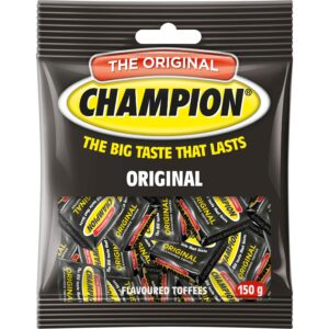 Champion Toffee Medium Prepacks - Original 150g
