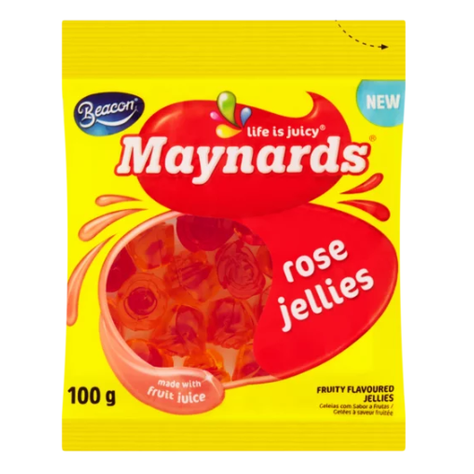 Maynards Rose Jellies 100g